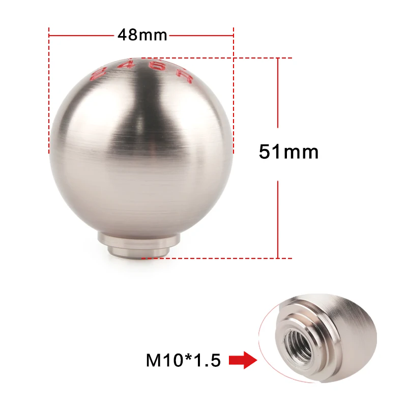 Ручной рычаг переключения передач M10x1.5 ручка для Honda/Civic/Fit/City FD2 FN2 EP3 CRV 5/6