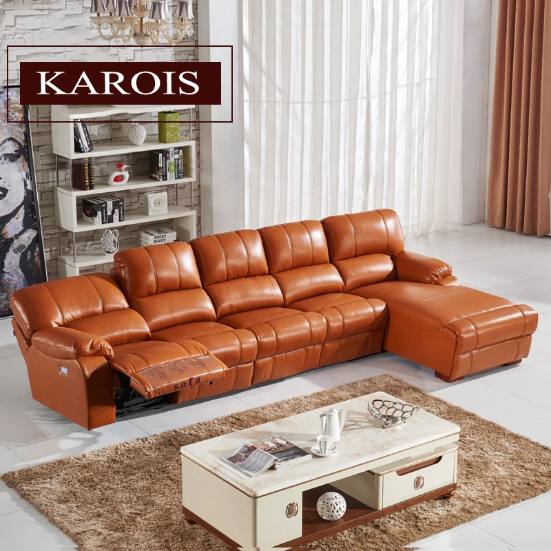Karois R620 Электрический кожаный диван-шезлонг кресло мебель для гостиной частный