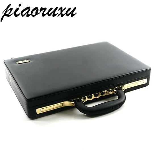 Деловая мужская кожаная сумка-мессенджер 14 &quot18&quot дюймов черный портфель для