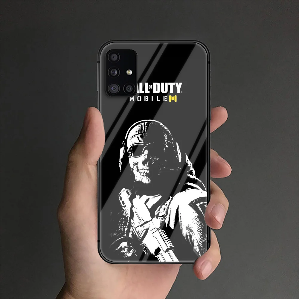 

Call COD Duty Phone Tempered Glass Case Cover For Samsung Galaxy A M 10 12 20 20E 21 21S 30 30S 31 40 50 51 70 71 Soft Trend Tpu