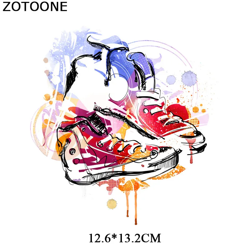 Модные Цветные музыкальные патчи термоклейкие для одежды наклейки на одежду