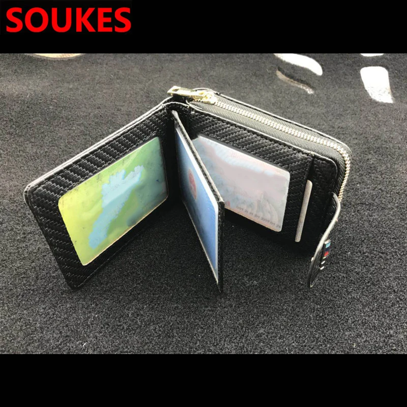 Высокое качество натуральная кожа кошелек с держателем ключа от машины для Audi A3 A4