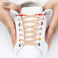 1 pair no tie shoelaces push button elastic shoelace sneakers quick kids adult unisex accessories shoestrings shoe laces lock