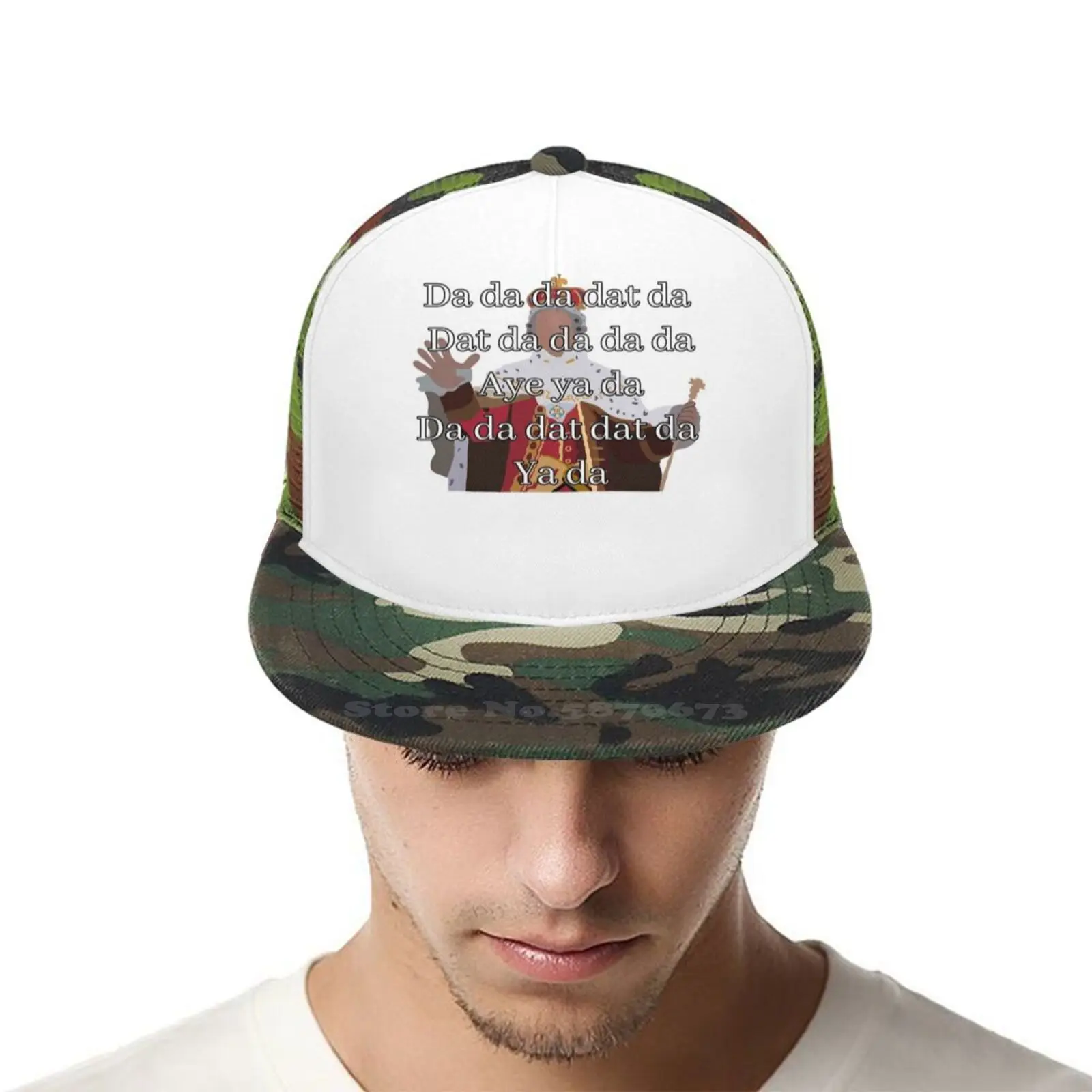 Король Джордж пение в стиле хип хоп|Мужские бейсболки| |