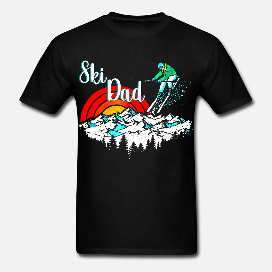 

Retro Ski Dad Vintage Skiing Graphic T-Shirt