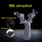 Мощная Рогатка для охоты на открытом воздухе высокоточная профессиональная тактическая пластиковая карманная Рогатка стрельба мяч с резиновой лентой