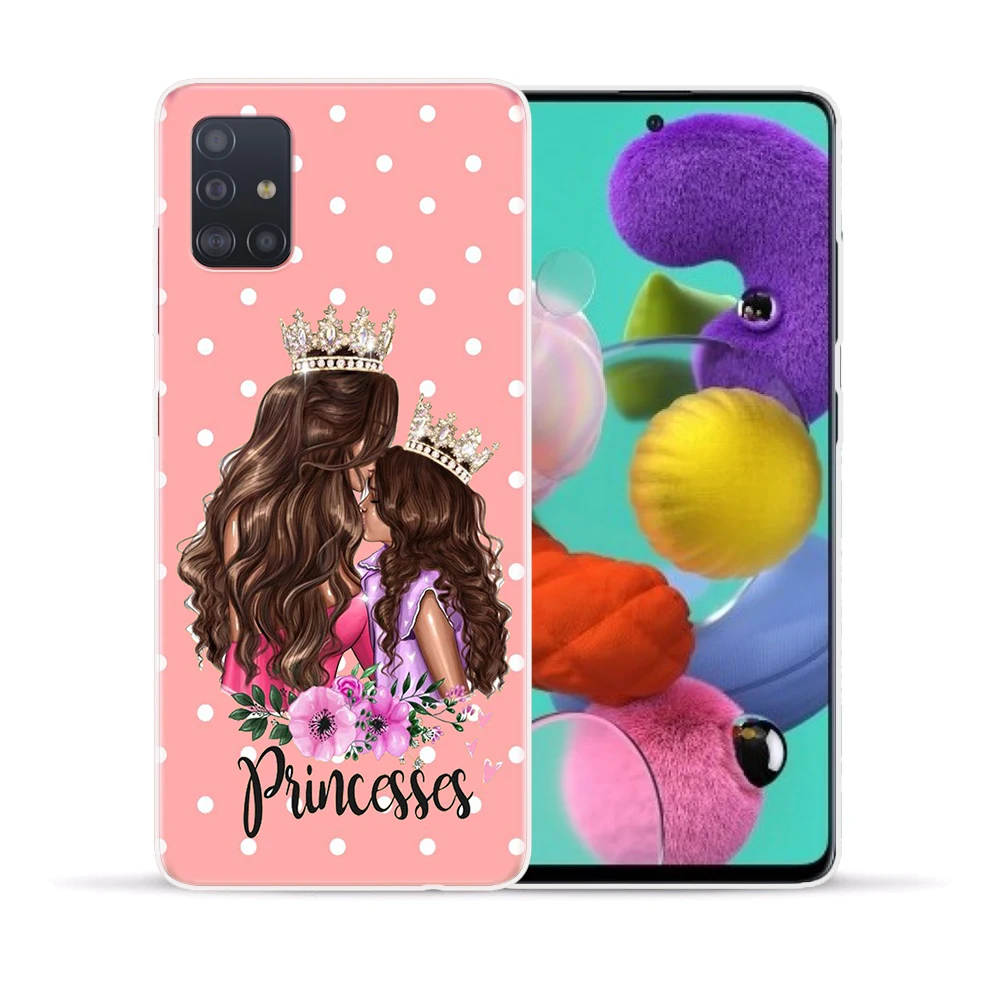 Силиконовый чехол Super Mama Girl Mom Boy Baby для Samsung A51 A71 A01 A81 A91 S20 Plus Ultra Note 10 Pro Lite мягкие