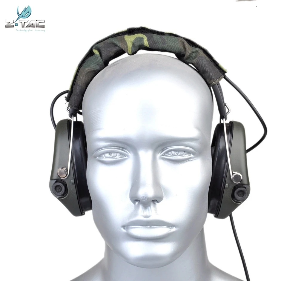 

z-tac Tactical Headphones IPSC nylon outdoor military cs warm game Headset Acessopt Z037