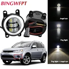 H11 Светодиодный противотуманный светильник для переднего бампера автомобиля противотуманная фара 12 В для Mitsubishi Pajero Outlander Colt L200 Triton Eclipse Galant Endeavor RVR