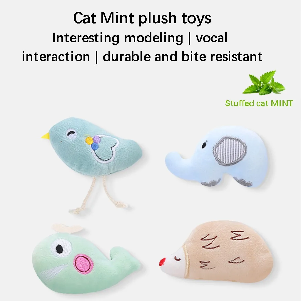 

#3 Pet Toys Cute Plush Animals Containing Cats Mint Cats And Cats Like Toys Claws Thumb Bite Cat Mint For Hot