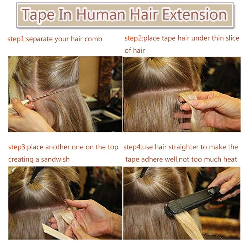 SEGO 2,5 г/шт. прямые ленты для наращивания волос Remy человеческие волосы для наращивания бесшовные Невидимые Двусторонние ленты ins 10/20/40 шт. от AliExpress WW