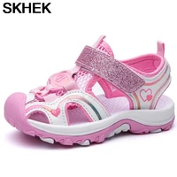 skhek summer children sandals for girls4 12 years boys kids beach shoes fashion toddlers sandalias eur size 26 37