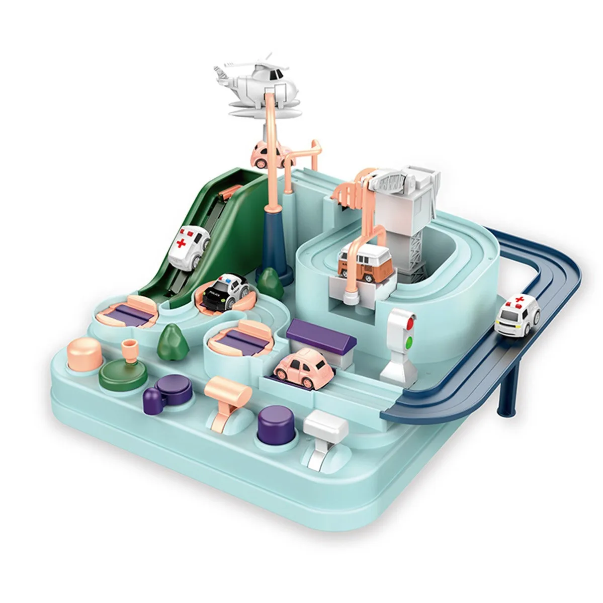 Автомобиль городская спасательная игрушка набор интеллектуального обучения