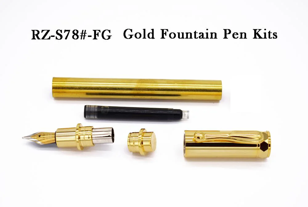 Gold DIY набор магнитных перьевых ручек RZ-S78#-F - Цвет: Gold