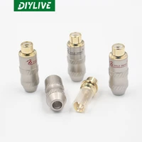 diylive snake king lotus head female head socket rca plug speaker audio and video plug extension cable connector accessories