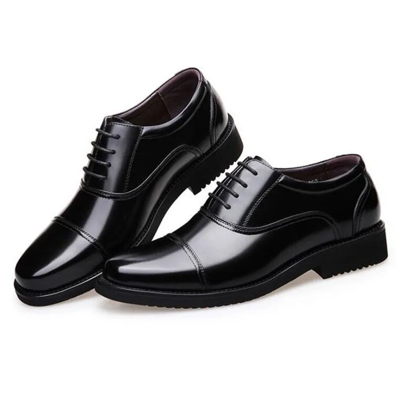 Визуально увеличивающие рост Мужская Свадебная обувь Скрытая с каблуком 6 см и