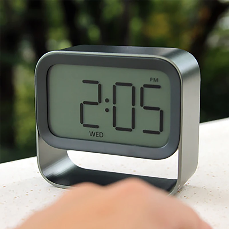 Цифровой будильник с большим экраном и петлей украшение для дома офиса