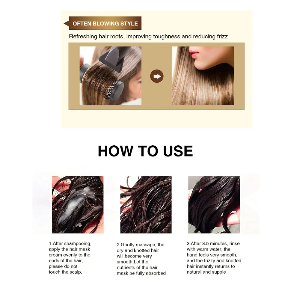 

50ml Firstsun Hair Conditioner Deep Conditioning Nourishing Dry Hair Repair Damage Restore Soft Hair Improves Treatment Cream