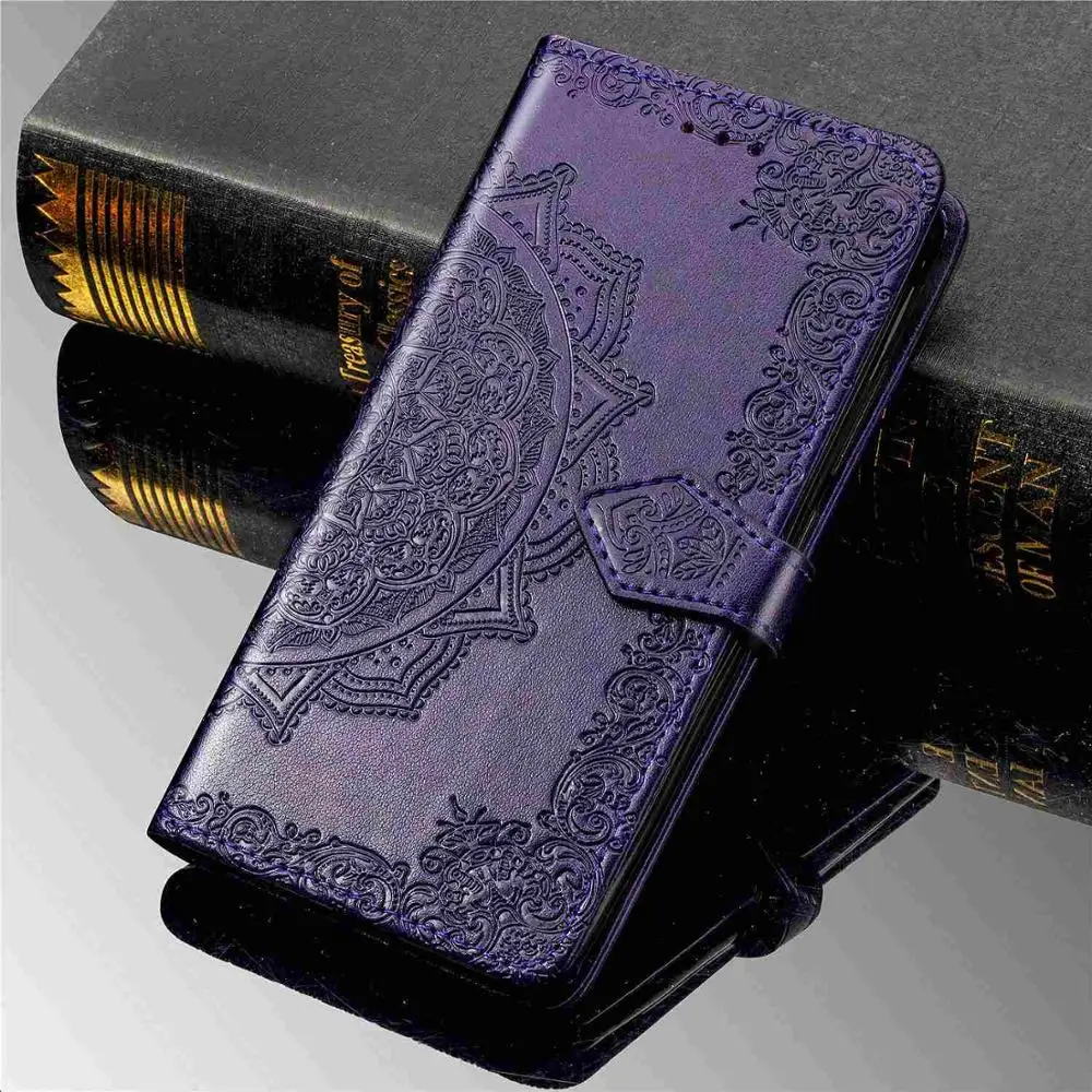 Mandala-Purple Чехол для iPhone XR 7 8 Plus X 6S XS 11 чехол кожаный бумажник 6 X S 8 7 Plus чехол для iPhone 11 Pro 7 6 XS Max X Чехол XR Coque 6S - Цвет: Mandala-Purple
