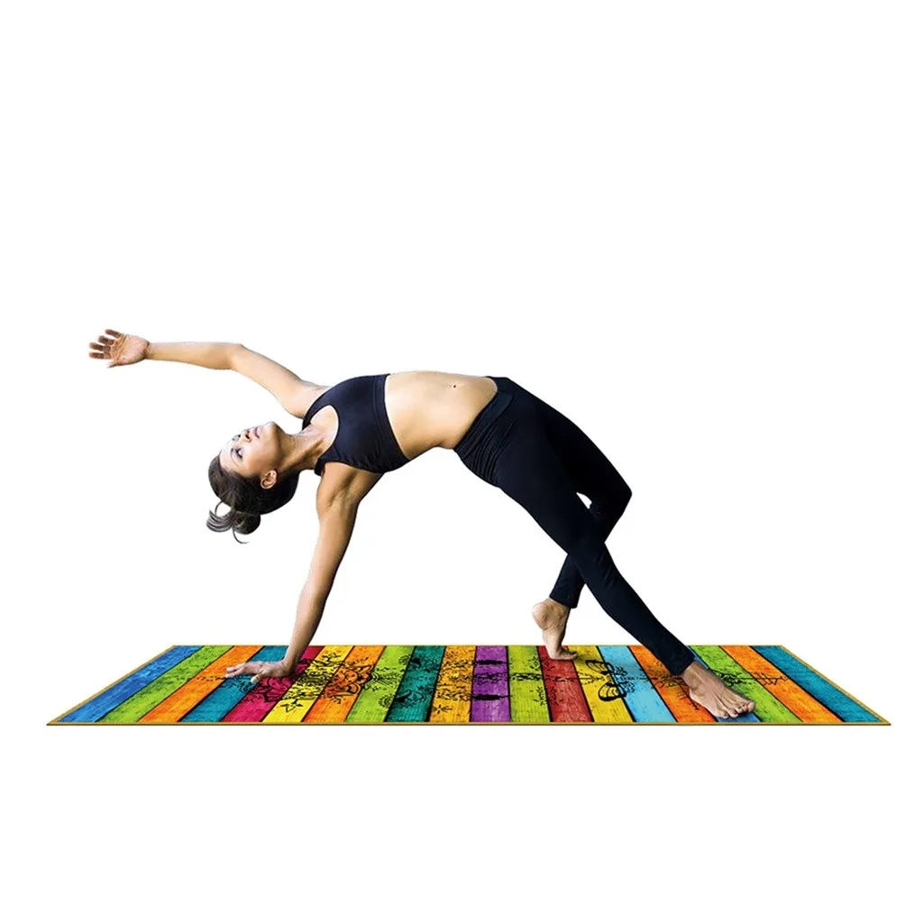 Йога одеяло пляжное полотенце шарф Покрывало Скатерть нескользящий толстый