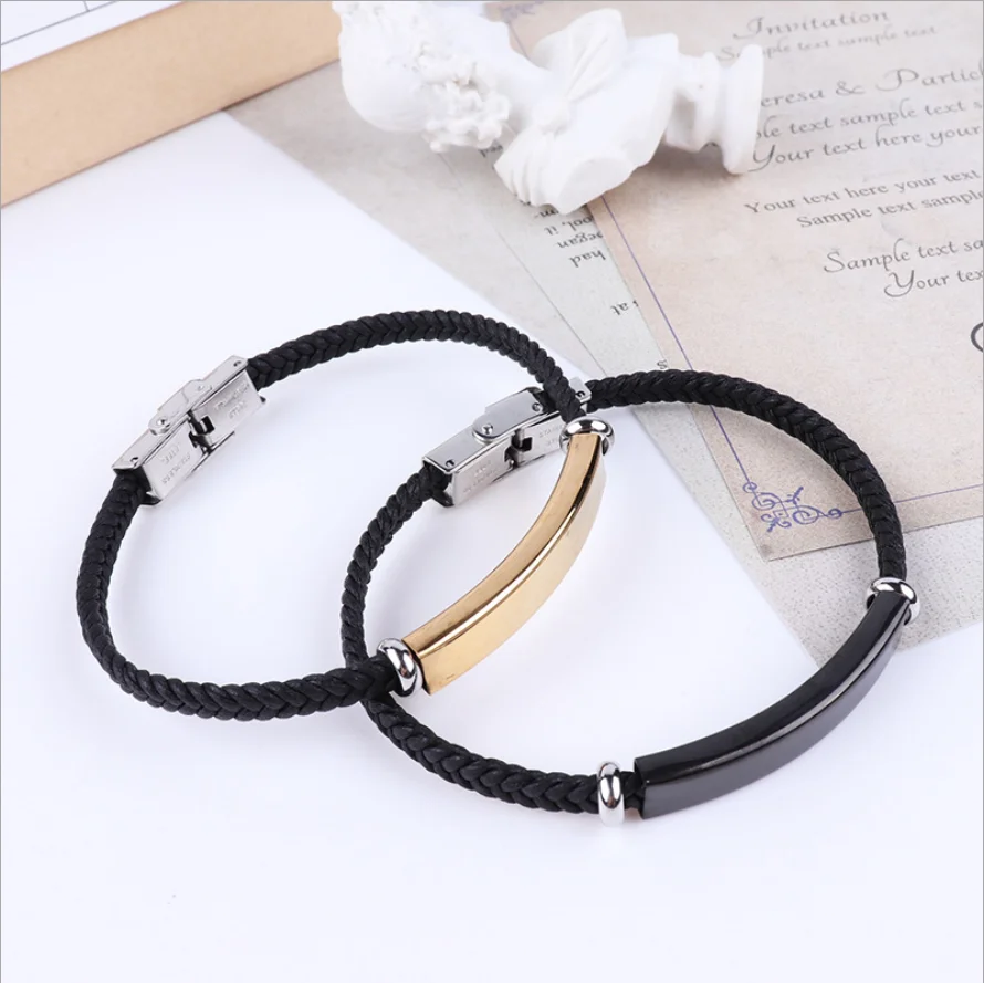 Ювелирные изделия из нержавеющей стали мужские/женские многослойные ручной