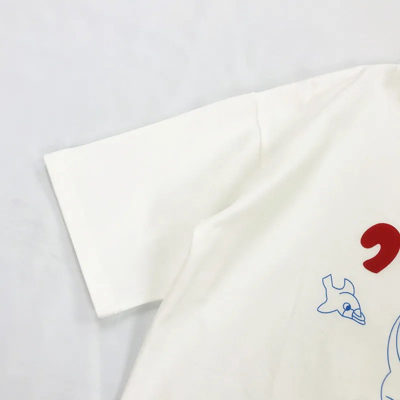 Повседневная игривая Женская летняя футболка в консервативном стиле с принтом