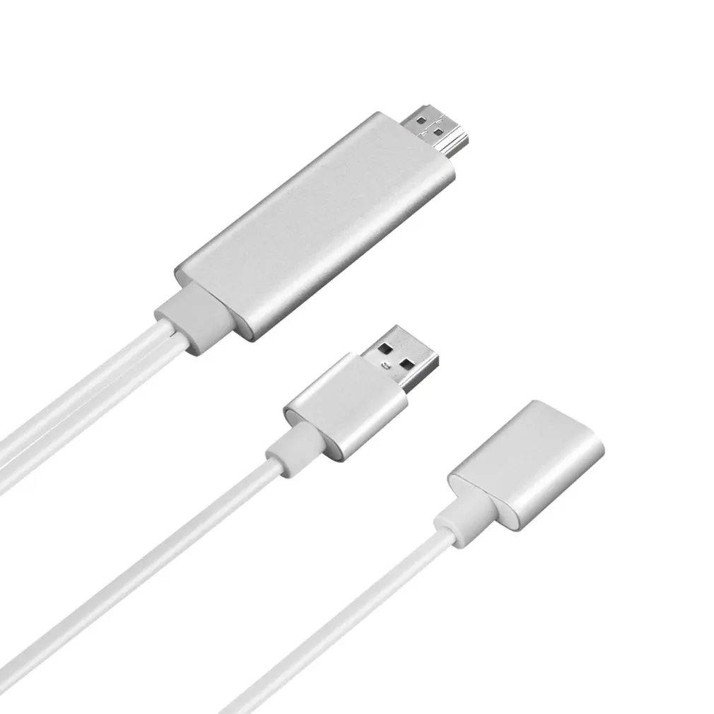 Lighting To HDMI Кабель адаптер экранный преобразователь для Apple мобильный телефон поворота телевизора с тем же