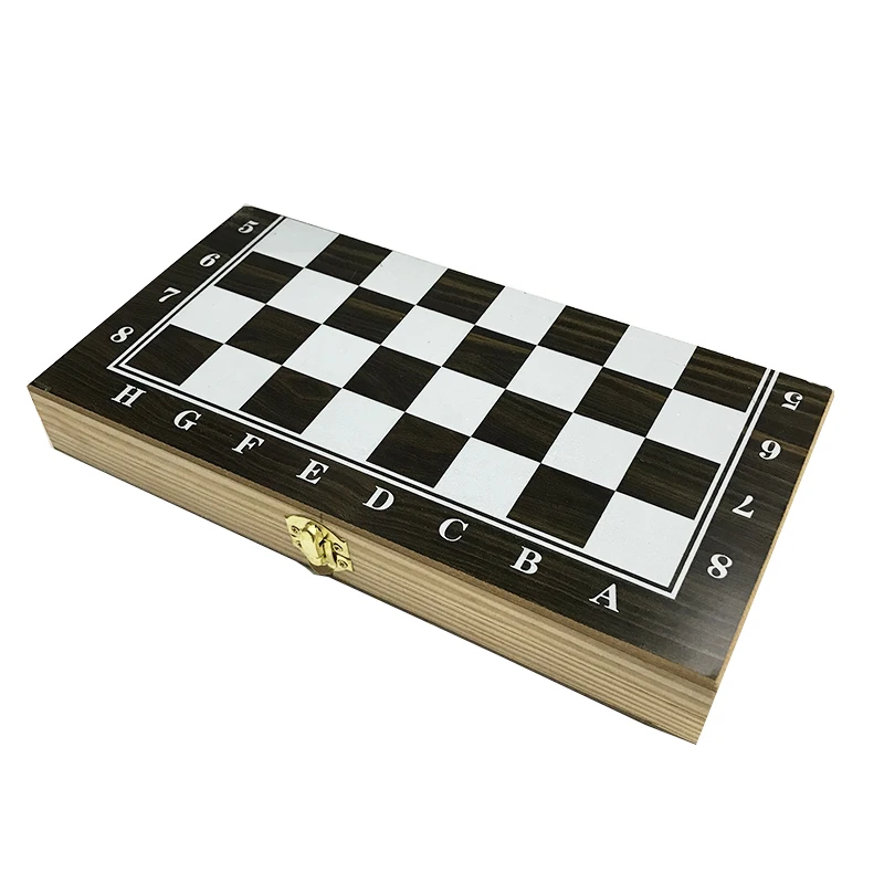 

29*29 см Складная доска деревянная Международная шахматная игра набор штук набор Chessmen коллекция портативные шахматы шашки