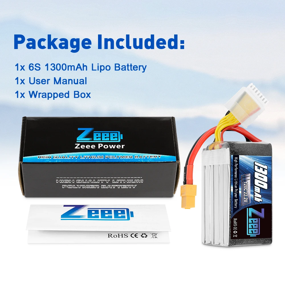 zeee 222 v 120c 1300mah 6s lipo батарея с разъемом xt60 rc г