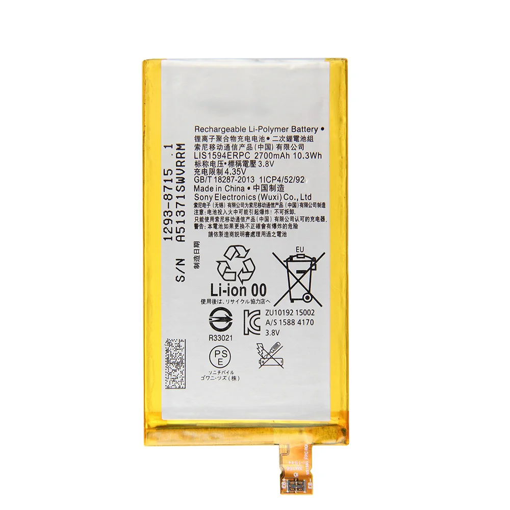 Оригинальная запасная батарея LIS1594ERPC для Sony Z5 compact Z5C mini E5823 Аутентичные