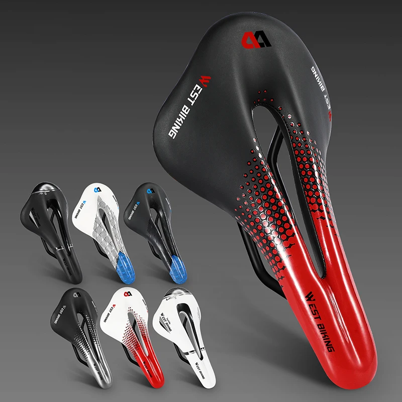 

Road Bike Saddle Ultralight Vtt Racing Seat Wave Road Bicycle Saddle For Men Soft Comfortable MTB Bike Seat Cycling Spare Parts