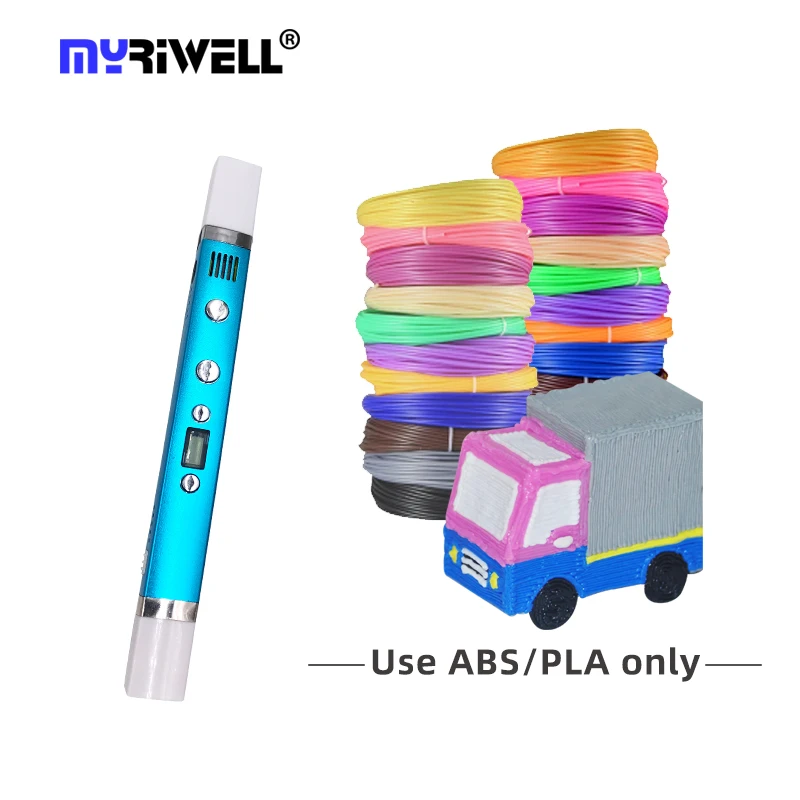 

Myriwell RP-100C 3D pen High End USB Plug Creative Pen PLA/PCL/ABS Gift For Kids 3d printing pen 4 speed Adjustable