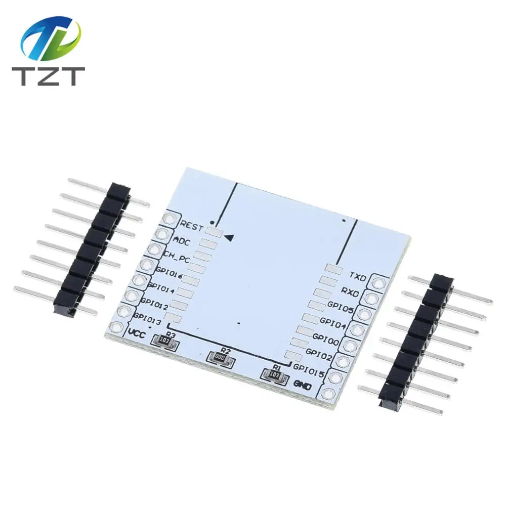 10 шт. ESP8266 серийный WI FI модуль адаптер пластина распространяется на ESP 07 12F 12E