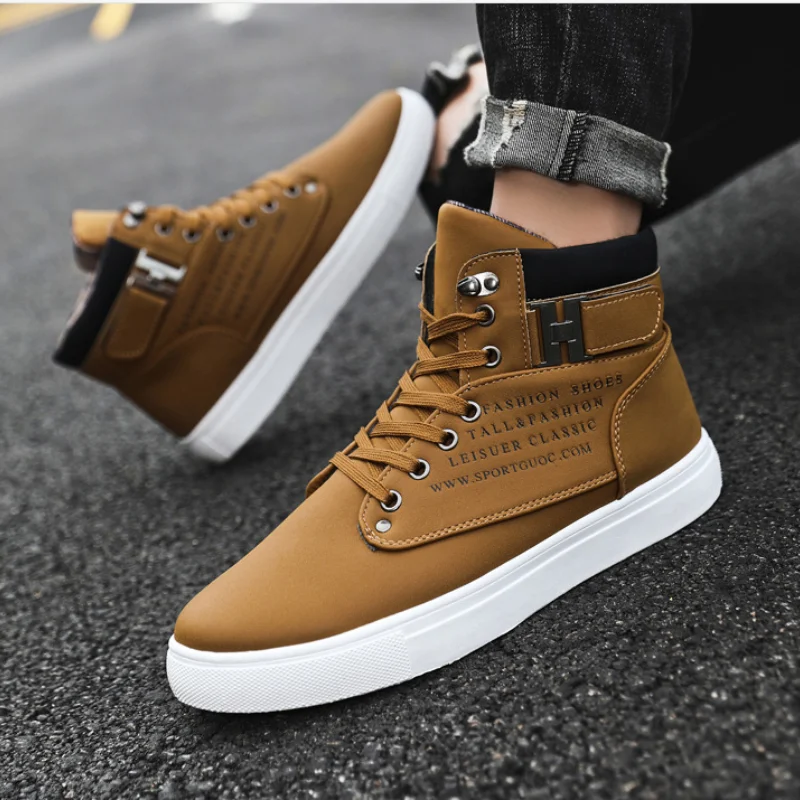 

Ankle Boots Warm Men Snow Boots Winter Lace-up Shoes Plush Winter Round Toe Boots Cross-tied Low Heel Concise Shoes for Men