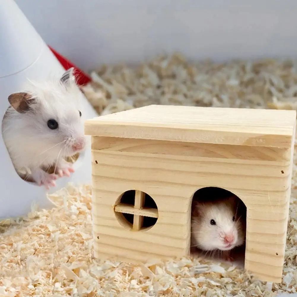 

Хижина из Шиншиллы, жилая вилла, крыса, домик, игрушка для домашних животных, Ландшафтная Экологически чистая уличная игрушка для хомяка