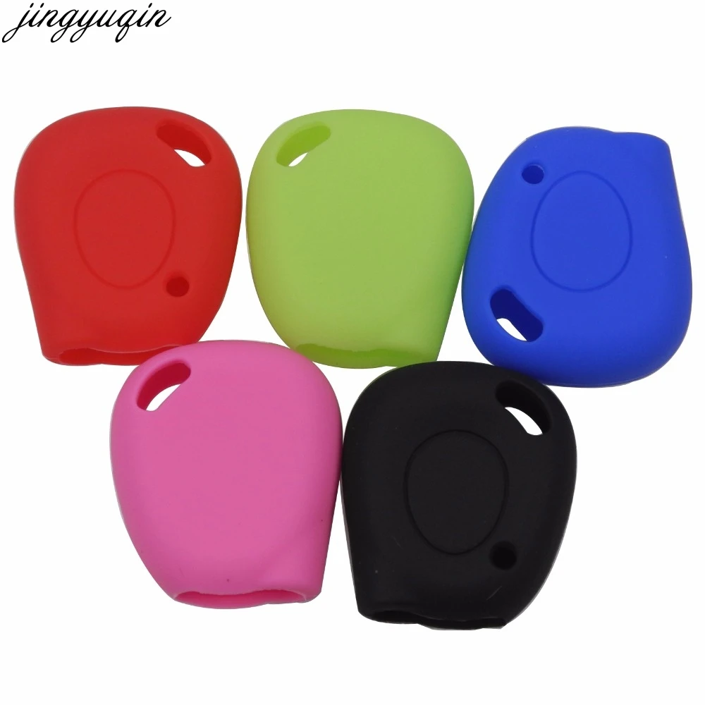 1 кнопка дистанционного ключа автомобиля силиконовый чехол кожи для Renault Megane Clio