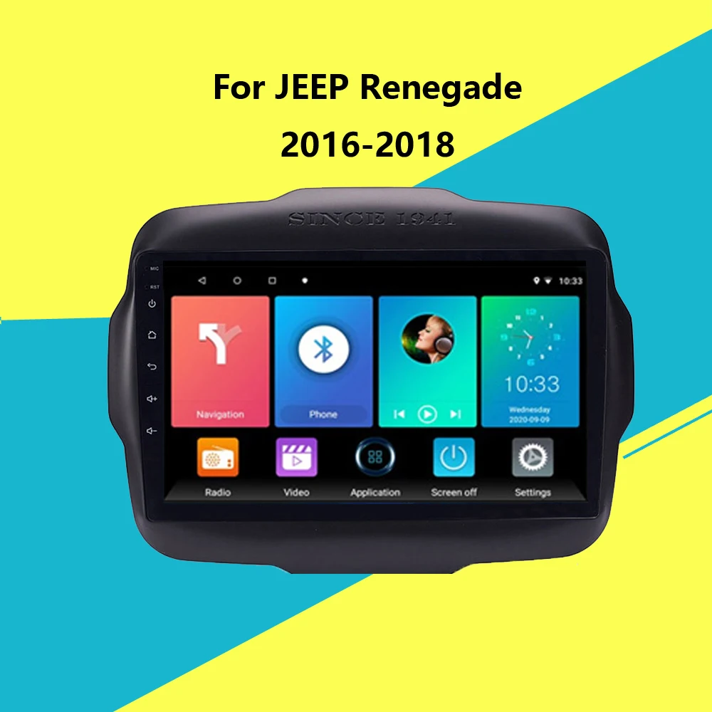 Авторадио Для JEEP Renegade 2016 2017 2018 9 дюймов Android 2 Din Автомобильный мультимедийный