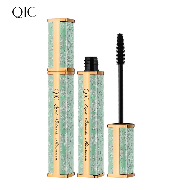 

QIC Eyelash Curling & Lengthening 4D Starry Sky Shine Mascara Cosmetics Eye Lash Thick Tint Black Mascara Brush Lashes Makeup