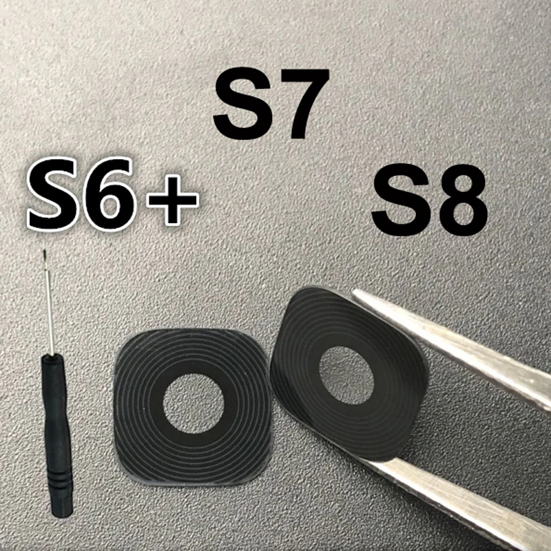 

Camera Glass Lens For Samsung Galaxy S3 S4 S5 S6 Edge S7 Edge S8 S9 Plus Original Mobile Phone Housing Back Camera Glass + Tools