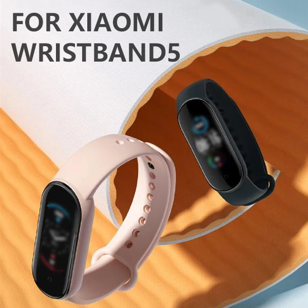1PC Smart Wristband Strap Environmental TPU Material Replaceable And Adjustable Strap Accessories For Xiaomi Bracelet 5