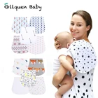 2 шт.лот детские нагрудники 100% юбка комплект хлопковой одежды из двух слоев Детские Слюнявчики для мальчиков и девочек, вещи Absorbabl мягкое младенческое Платочек-слюнявчик для новорожденного в качестве подарка