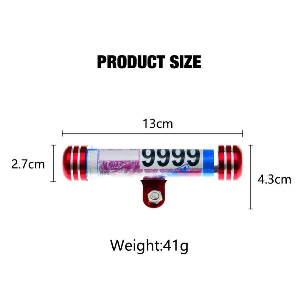 

Motorcycle Tax Tube Holder Motorbike Secure Tax Disc Tube Cylindrical Holder Frame Waterproof Black Motocross Universal