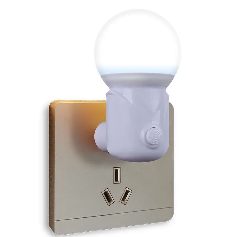 

zq Dimmable Energy Saving Power Saving Plug-in Led Small Night Lamp with Switch Baby Feeding Socket Bedroom Night Bedside Lamp