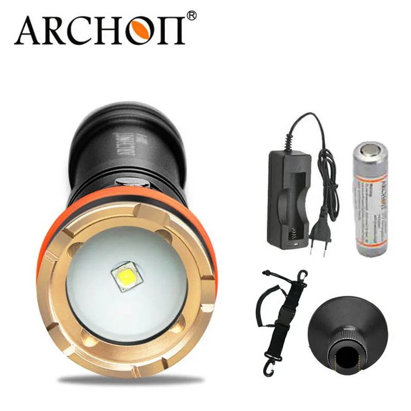 Set C ARCHON D11V-II W17V-II d11v Дайвинг видео светильник 1200 лм 100 м подводный светильник s* L2 U2 светодиодный вспышка светильник фотографии погружения фонарь - Испускаемый цвет: Set C