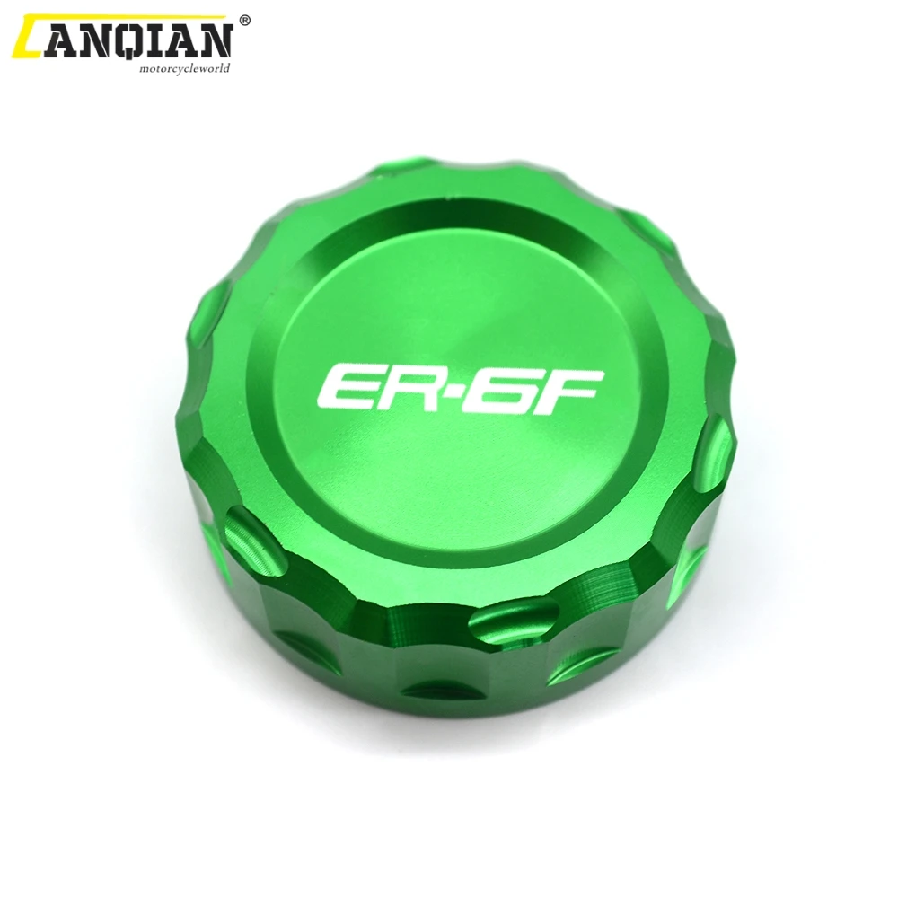 

For KAWASAKI ER6N ER6F ER-6F ER-6N ER 6F 6N Motorcycle Accessories Front & Rear Brake Fluid Cylinder Master Reservoir Cover Cap