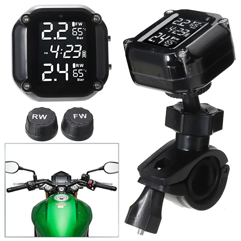 

Новое поступление, 1 комплект, USB зарядное устройство на солнечной батарее мотоцикла система контроля давления в шинах мотор шин Давление шины Температура сигнала тревоги контроля Системы