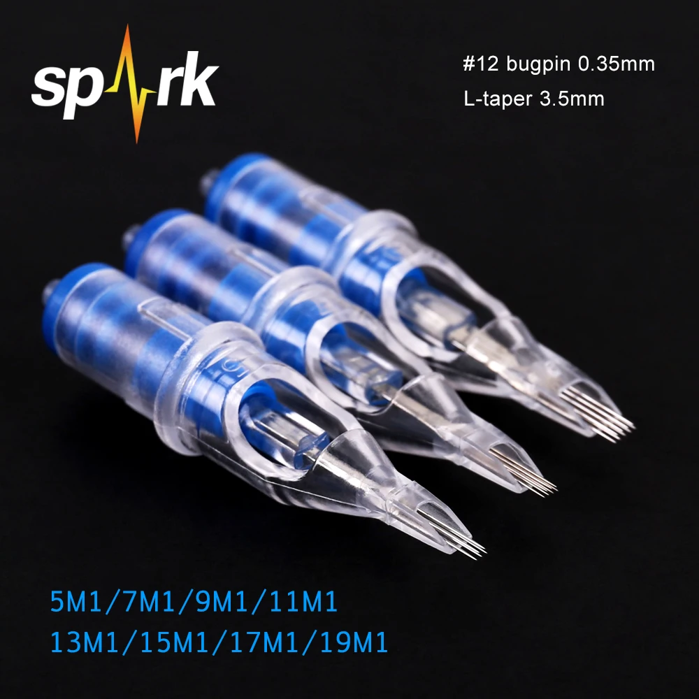 

True Color Spark Cartridge Needles Rainbow Cartridge Magnum #10/#12(0.30mmï¼†0.35mm needle)1205/07/09/11/13/15M1 20pcs/lot