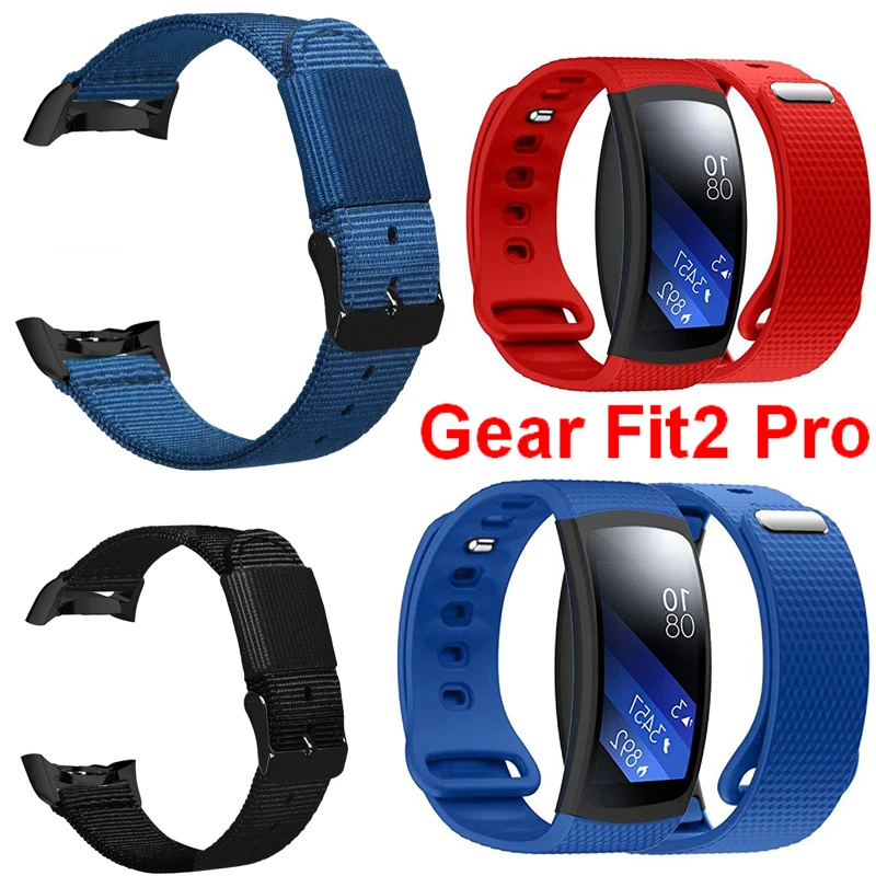 Нейлоновый браслет ремешок для Samsung Gear Fit2 Pro Band силиконовый наручных часов fit2 RM 360