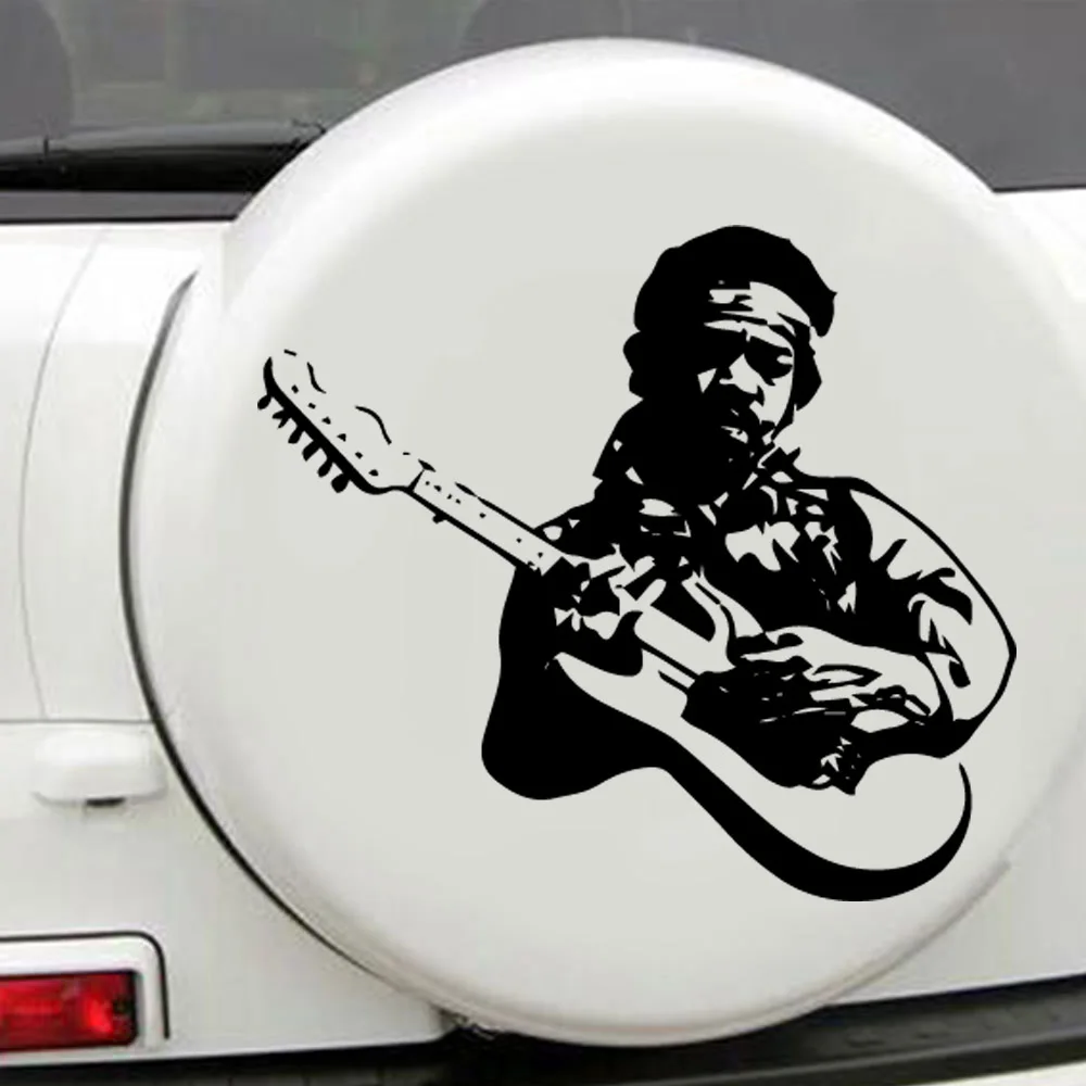 

Cool Design guitarist Car Sticker Rearview Mirror Side Decal Stripe Vinyl Truck Vehicle Body Accessories