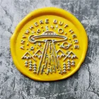 Морская звезда дикие Приключения НЛО восковая печать ретро деревянная печать восковая печать Свадебная Декоративная Печать Восковые уплотнения